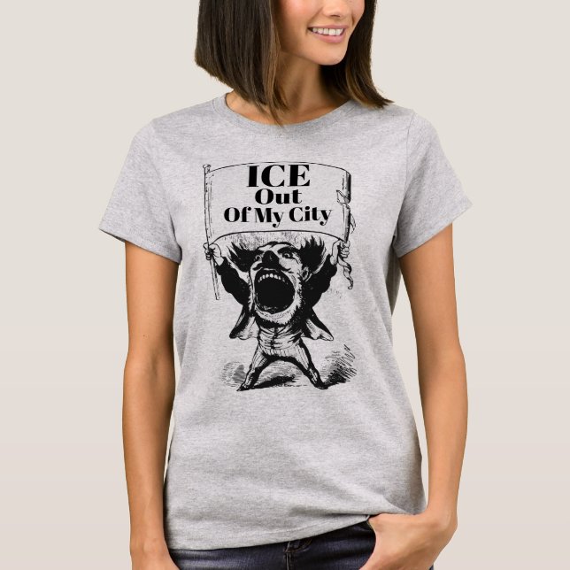 Camiseta ICE Fora da Minha Cidade (Frente)