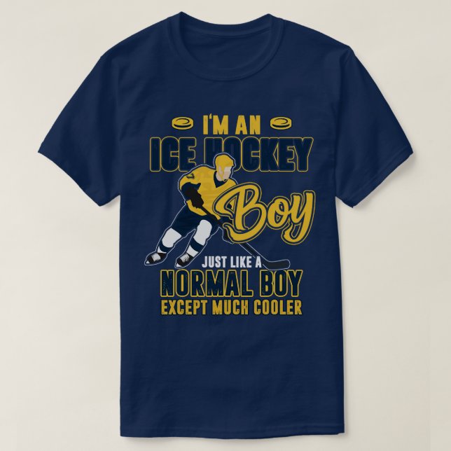 Camiseta Ice Hockey Boy (Frente do Design)