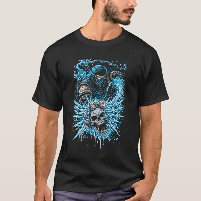 Camiseta Ice Ninja (Sub-Zero Style) (Frente)