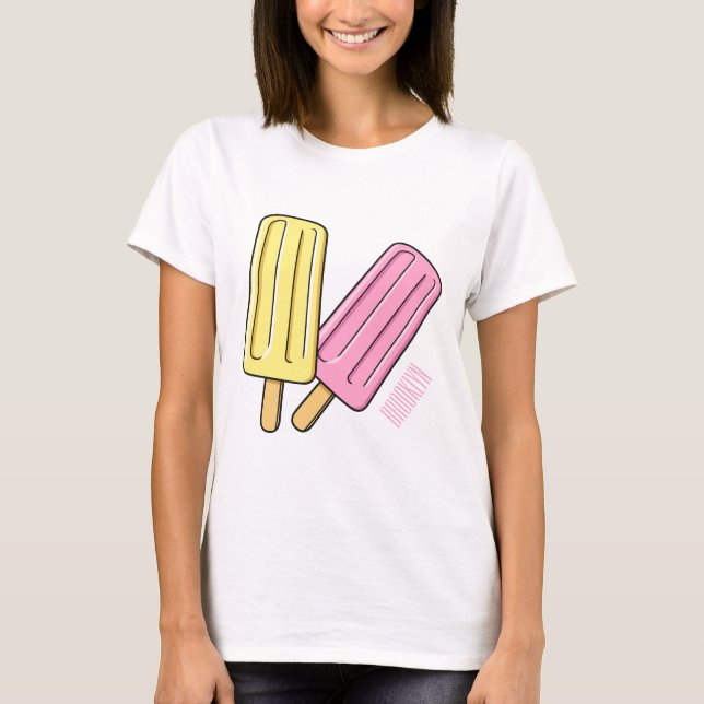 Camiseta Ice pop cartoon (Frente)