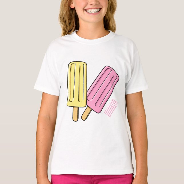 Camiseta Ice pop cartoon (Frente)