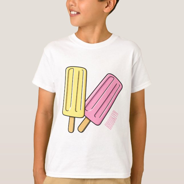 Camiseta Ice pop cartoon (Frente)