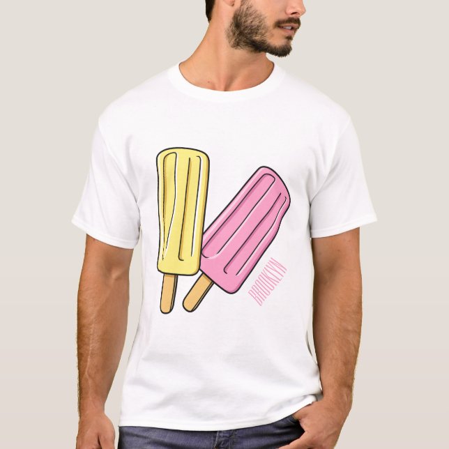 Camiseta Ice pop cartoon (Frente)