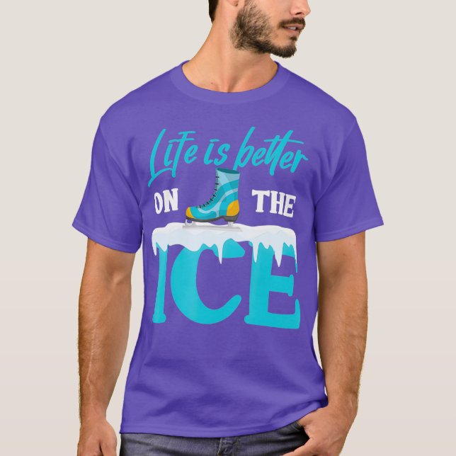 Camiseta Ice Skater Funny Ice Dancing Quote Ice Skate (Frente)