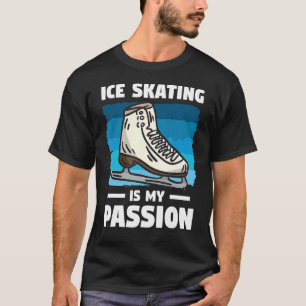 Camiseta Ice Skating É Minha Paixão Skate Skater