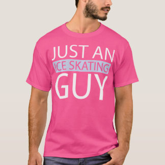 Camiseta Ice Skating Figura Apenas Uma Cara De Pé De Gelo