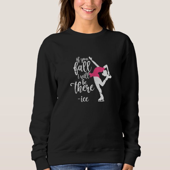 Camiseta Ice Skating Figure Skater Skates Distressed (Frente)