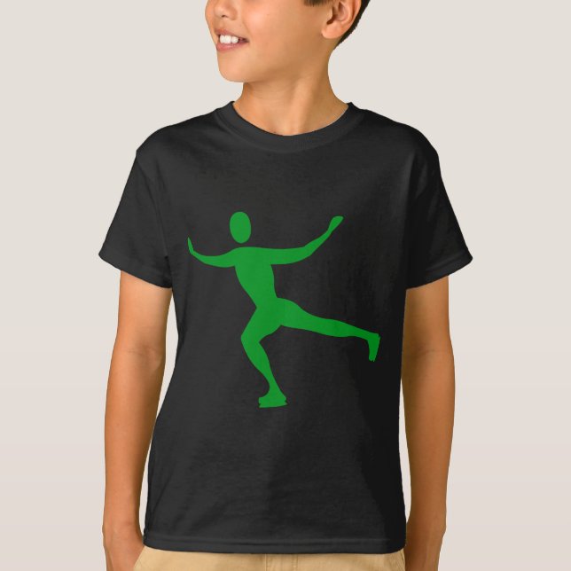 Camiseta Ice Skating - Grass Green (Frente)