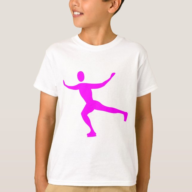 Camiseta Ice Skating - Magenta (Frente)