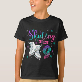 Camiseta Ice Skating Noth Festa de aniversário Girl Family