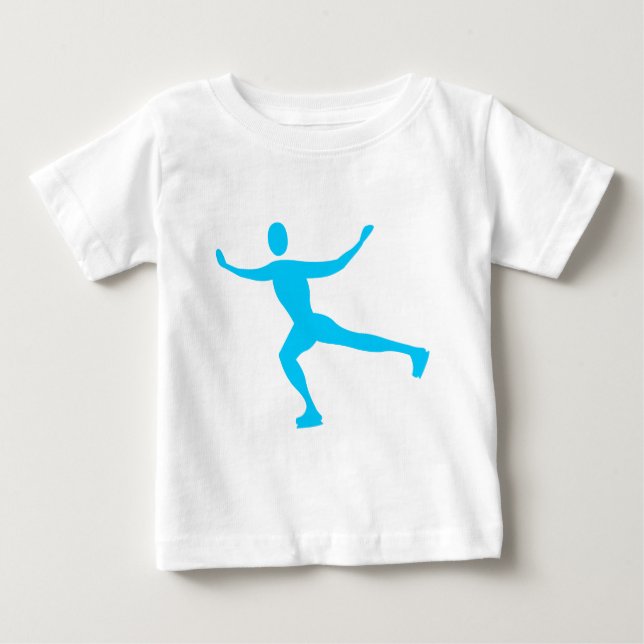 Camiseta Ice Skating - Sky Blue (Frente)