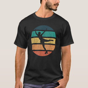 Camiseta Ice Skating Winter Sports Competition Vintage Retr