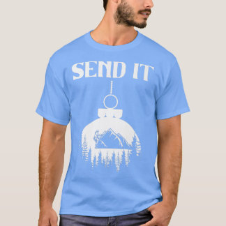 Camiseta Ice Subindo na Montanha da Neve Hobby Enviá-la