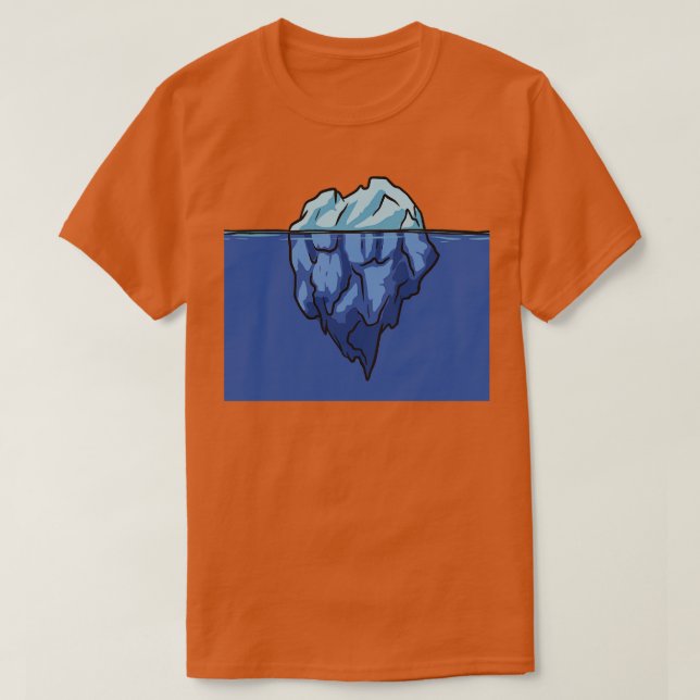 Camiseta Icebergs (Frente do Design)
