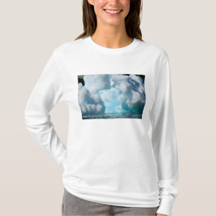 Camiseta Icebergs fora da ponta sul da América do Sul