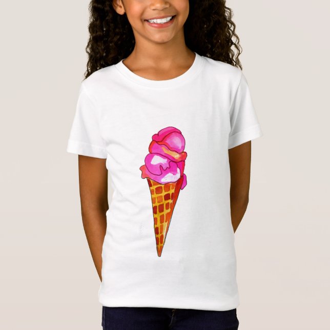 Camiseta icecream gelato comida (Frente)