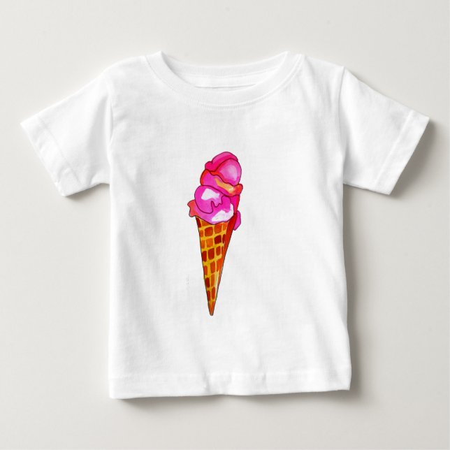 Camiseta icecream gelato comida (Frente)
