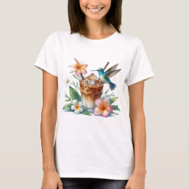 Camiseta Iced Coffee & Hummingbird