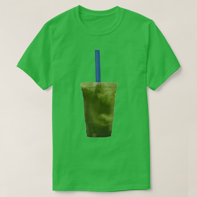 Camiseta Iced Matcha Latte (Frente do Design)