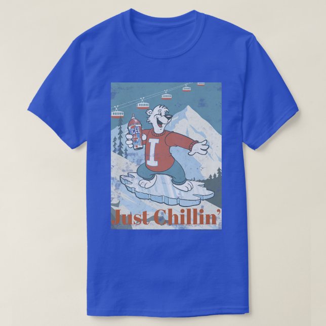 Camiseta ICEE Bear Ice Embarque Apenas Cobrando Prêmio (Frente do Design)