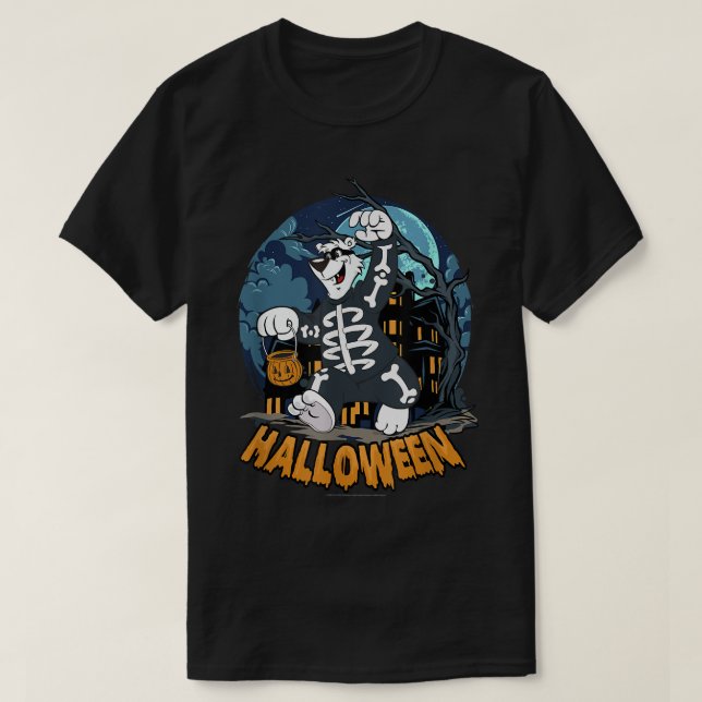 Camiseta ICEE Bear Skeleton Halloween Costume (Frente do Design)