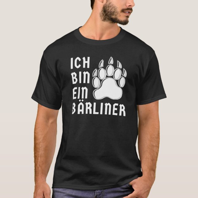 Camiseta Ich bin ein Bärliner Berlin Berliner (Frente)