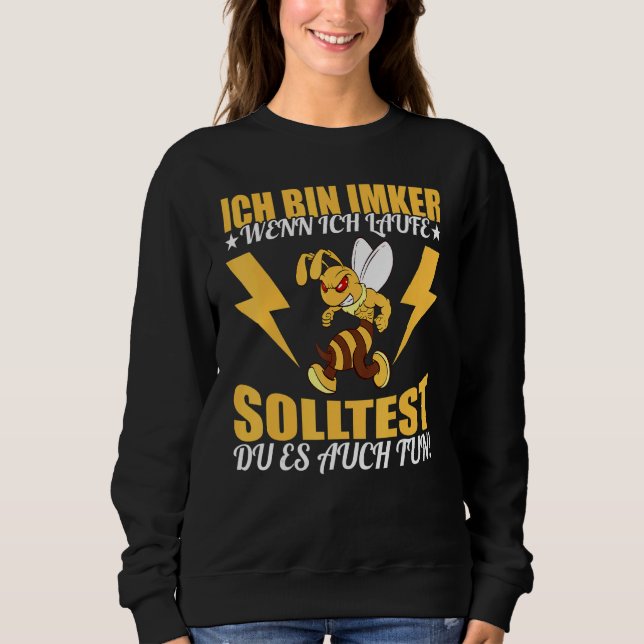 Camiseta Ich Caixa Beker Wenn Ich Renne Solltest Du Es Aut (Frente)