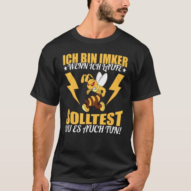 Camiseta Ich Caixa Beker Wenn Ich Renne Solltest Du Es Aut (Frente)