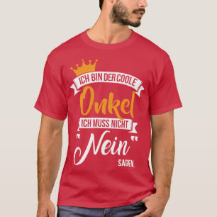 Camiseta Ich caixa der coole onkel 1