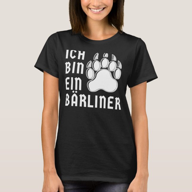 Camiseta Ich caixa ein Bärliner Berlin Berliner (Frente)