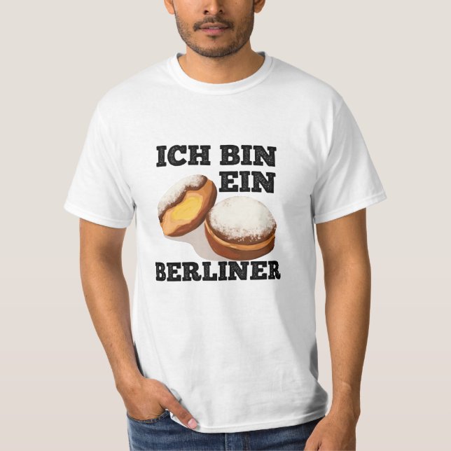 Camiseta Ich caixa ein Berliner (Frente)