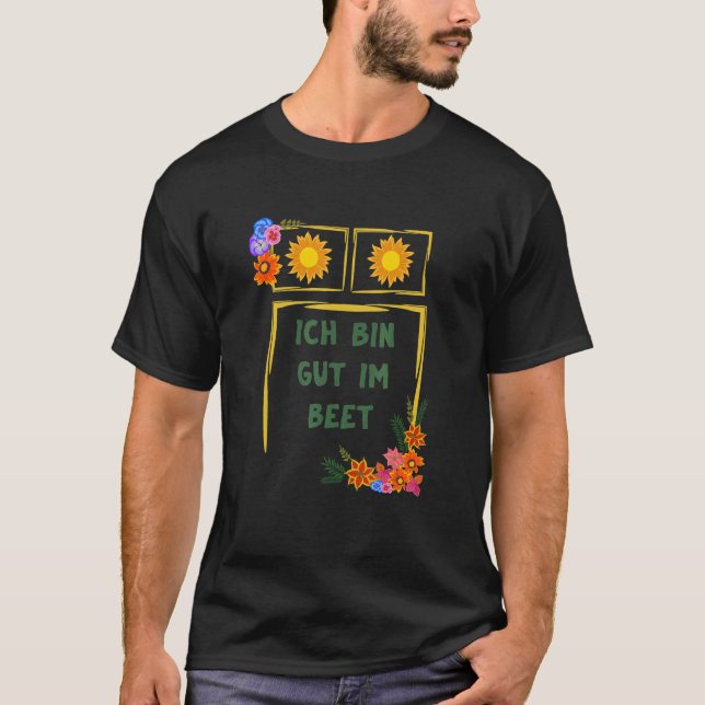 Camiseta Ich Caixa Gut Im Beet Gärtner Divisões (Frente)