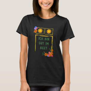 Camiseta Ich Caixa Gut Im Beet Gärtner Divisões