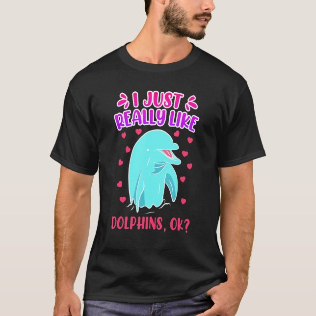 Camiseta Ich Einfach Dolphin Kinder Girls (Frente)