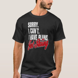 Camiseta Ich Habe Plane Jetski Fahren Diz