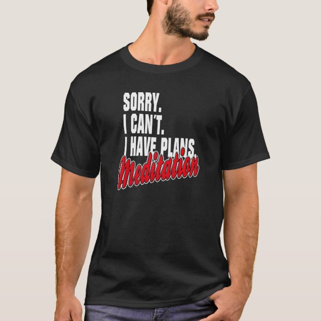 Camiseta Ich habe Plane Meditation Outfit (Frente)