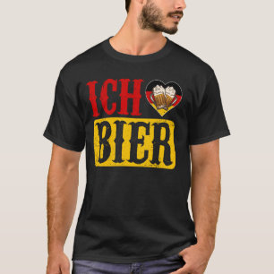Camiseta Ich Liebe Bier Octoberfest Alemães Mulheres Cervej