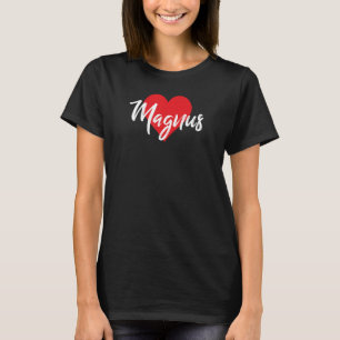 Camiseta Ich Liebe Magnus Vorname Liebe Herz