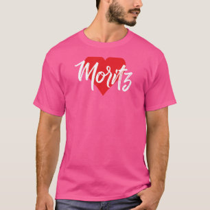 Camiseta Ich Liebe Moritz Vorname Liebe Herz