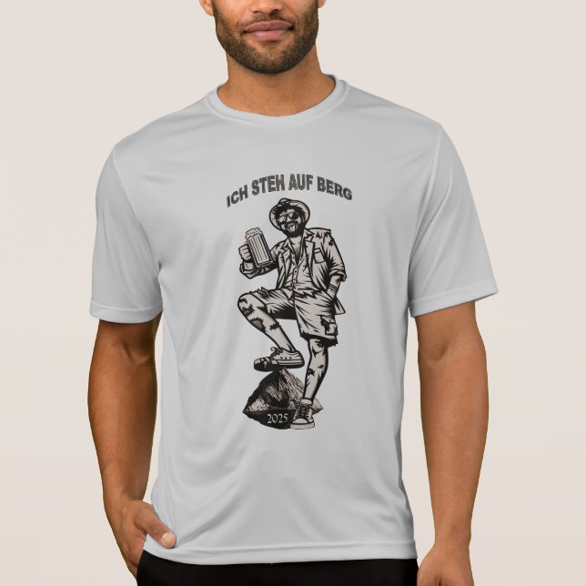 Camiseta Ich steh auf Berg und trink mein Bier (Frente)