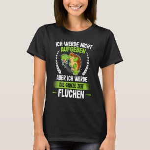 Camiseta Ich Werde Nicht Abgeben Turtle Runner Corrida Run