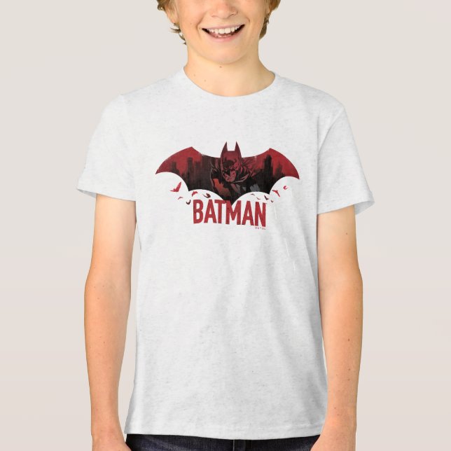 Camiseta Ícone Batman Crimson Gotham (Frente)