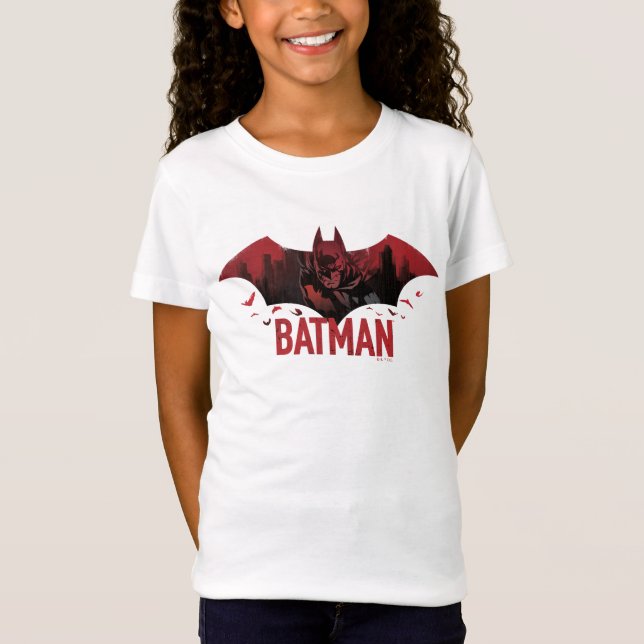 Camiseta Ícone Batman Crimson Gotham (Frente)