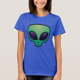 Camiseta Ícone Cabeça alienígena