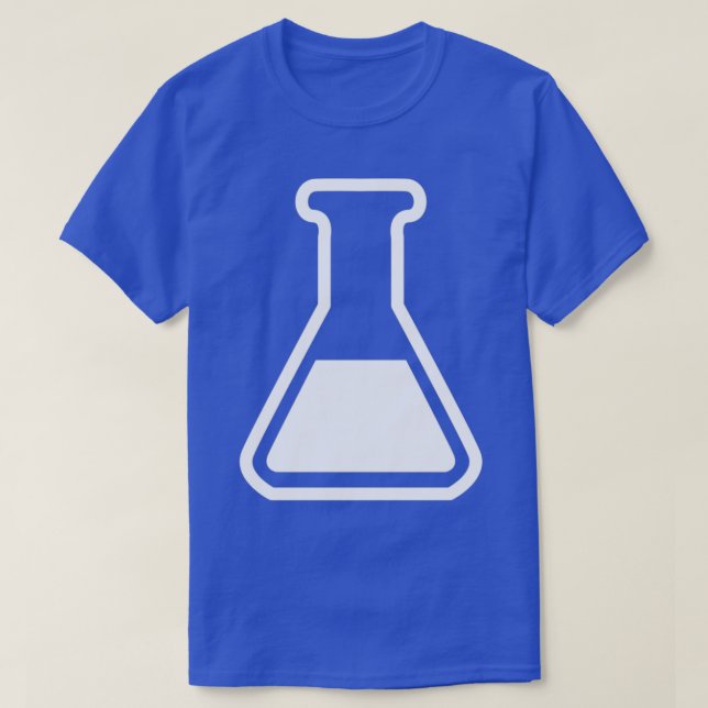 Camiseta Ícone Clássico do Laboratório de Química (Frente do Design)