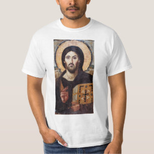 Camiseta Ícone Cristão de Jesus Cristo Pantocrator