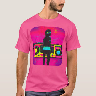 Camiseta ícone cultural retrô vintage dos anos 80 amigo