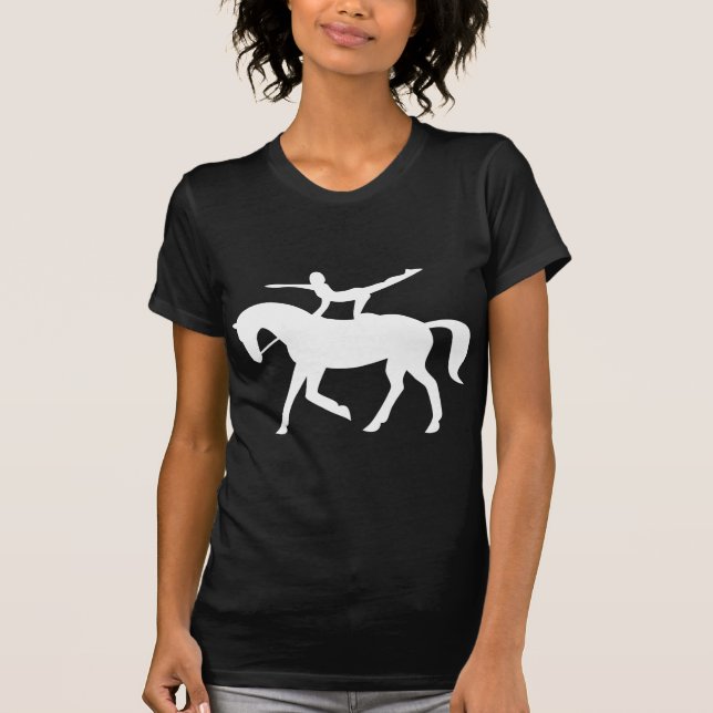 Camiseta ícone da abóbada do cavalo (Frente)