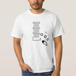 Camiseta ícone da guitarra do Scster-estilo