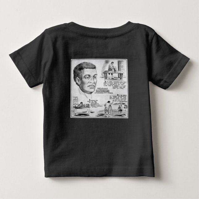 Camiseta Ícone da História Negra: Benjamin Banneker, Cienti (Verso)